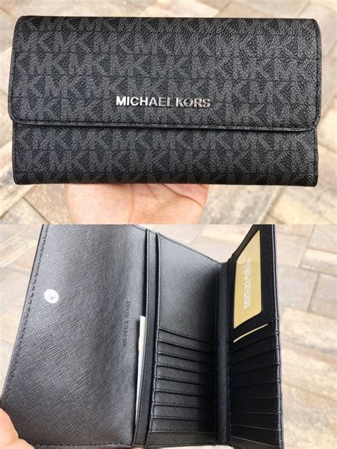 michael kors key wallet|michael kors black wallet women's.